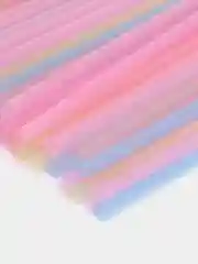 Трубочки дня напитков, цветные, неоновые, с изгибом, 21 см х 5 мм, 50 / 100 штук