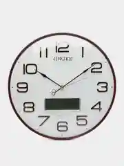 Коричневый часы настенные "JINGKE"
