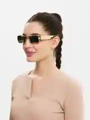 Оливковый солнцезащитные очки MIRSEE металлические с UF-защитой