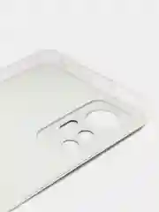 Черный силиконовый чехол для Xiaomi 12 Lite / Сяоми 12 Лайт прозрачный, с рисунком, защита камеры