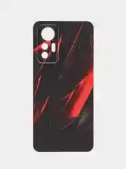 Желтый силиконовый чехол для Xiaomi 12 Lite / Сяоми 12 Лайт прозрачный, с рисунком, защита камеры