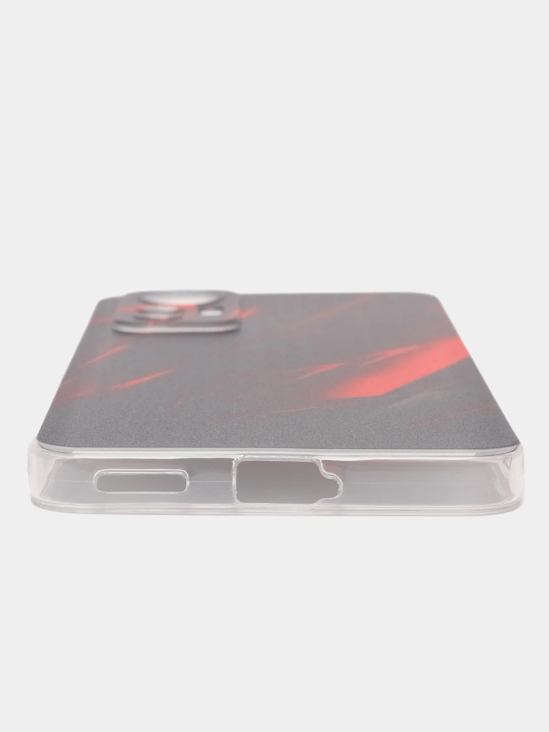 Желтый силиконовый чехол для Xiaomi 12 Lite / Сяоми 12 Лайт прозрачный, с рисунком, защита камеры