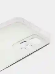 Хром силиконовый чехол для Xiaomi 12 Lite / Сяоми 12 Лайт прозрачный, с рисунком, защита камеры