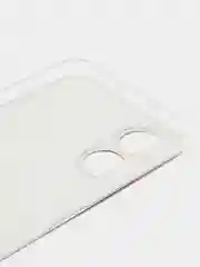 Красный силиконовый чехол на Oppo A17 / Оппо А17 прозрачный, с рисунком, защита камеры
