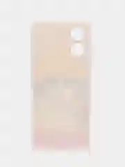 Желтый силиконовый чехол на Oppo A17 / Оппо А17 прозрачный, с рисунком, защита камеры