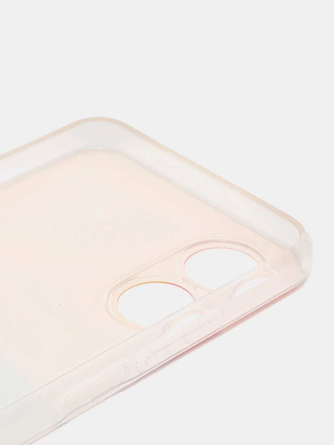 Желтый силиконовый чехол на Oppo A17 / Оппо А17 прозрачный, с рисунком, защита камеры