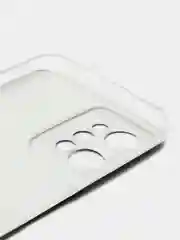 Хром силиконовый чехол на Realme C31 / Реалми С31/ прозрачный, с рисунком, защита камеры