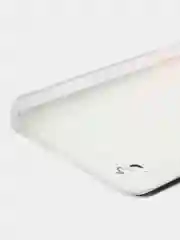 Красный силиконовый чехол на Realme C31 / Реалми С31/ прозрачный, с рисунком, защита камеры