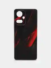 Красный чехол для Tecno Camon 19/19 Pro 4G / Текно Камон 19/19 Про 4G с рисунком, защита камеры