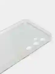 Голубой чехол на Tecno Pova Neo 2 / Текно Пова Нео 2 прозрачный, с рисунком, защита камеры