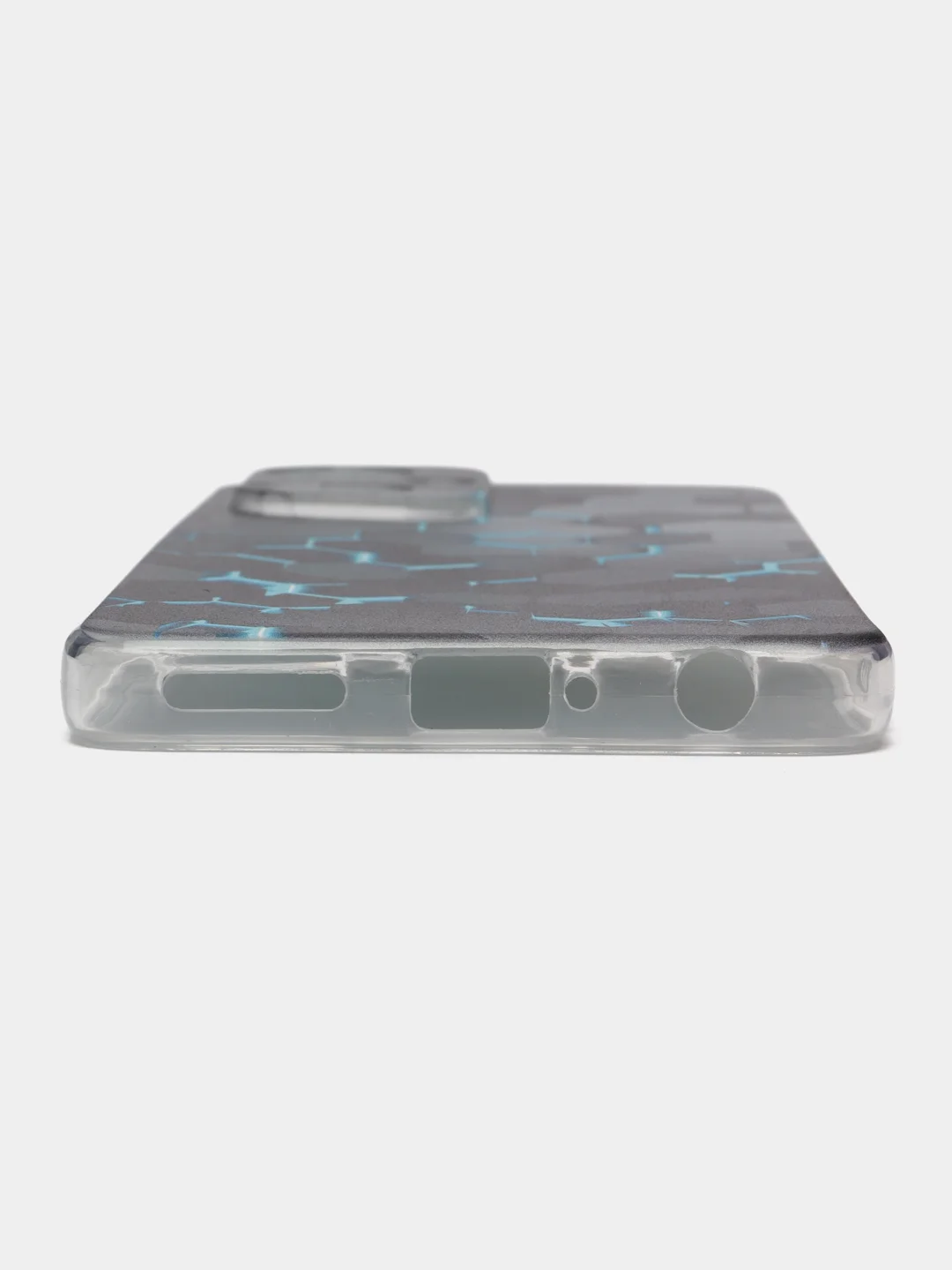 Бирюзовый чехол для Tecno Camon 19/19 Pro 4G / Текно Камон 19/19 Про 4G с рисунком, защита камеры