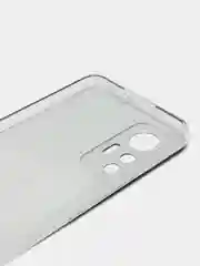 Тёмно-коричневый силиконовый чехол для Xiaomi 12 Lite / Сяоми 12 Лайт прозрачный, с рисунком, защита камеры