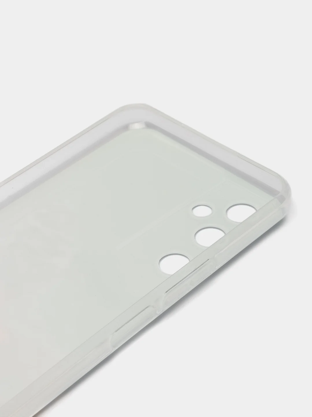 Тёмно-серый чехол на Tecno Pova Neo 2 / Текно Пова Нео 2 прозрачный, с рисунком, защита камеры