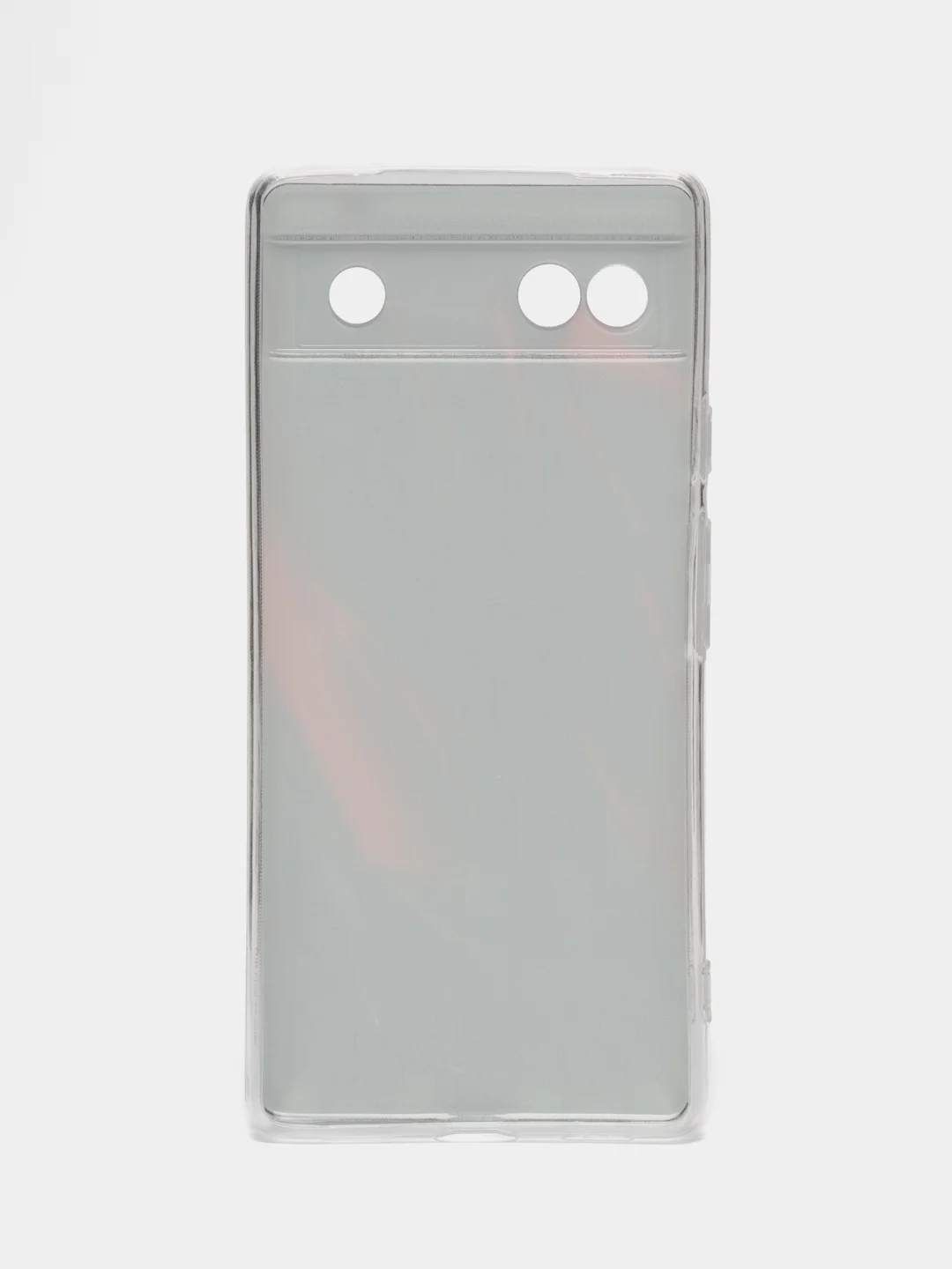 Красный силиконовый для Google Pixel 6A / Гугл Пиксель 6А с рисунком, защита камеры