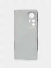 Бирюзовый силиконовый чехол для Xiaomi 12T Pro / Сяоми 12Т Про прозрачный, с рисунком, защита камеры