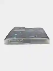 Бирюзовый силиконовый чехол для Xiaomi 12T Pro / Сяоми 12Т Про прозрачный, с рисунком, защита камеры