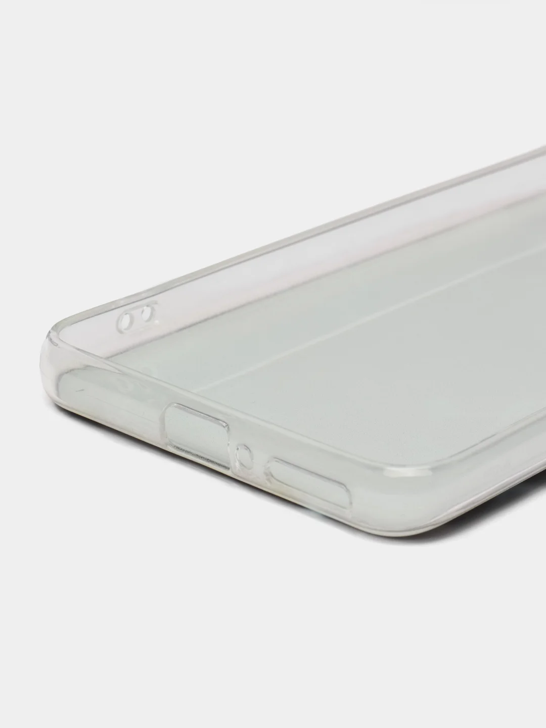 Бирюзовый силиконовый чехол для Xiaomi 12T Pro / Сяоми 12Т Про прозрачный, с рисунком, защита камеры