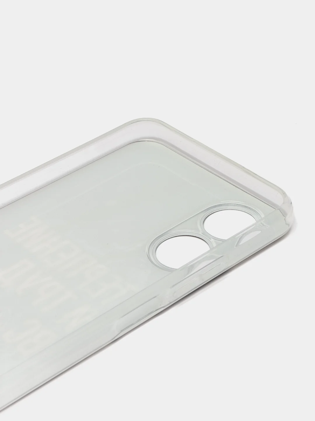 Тёмно-коричневый силиконовый чехол на Oppo A17 / Оппо А17 прозрачный, с рисунком, защита камеры