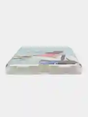 Тёмно-серый силиконовый для Google Pixel 6A / Гугл Пиксель 6А с рисунком, защита камеры