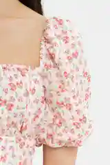 Платье женское в цветочек