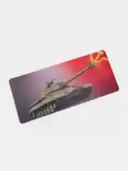 Коврик для мыши и клавиатуры, 10 принтов, World of Tanks WOT War Thunder, с танком 70х30