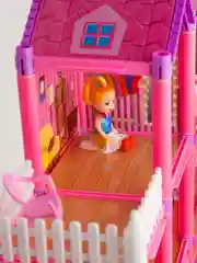 Кукольный домик с мебелью, 3 этажа
