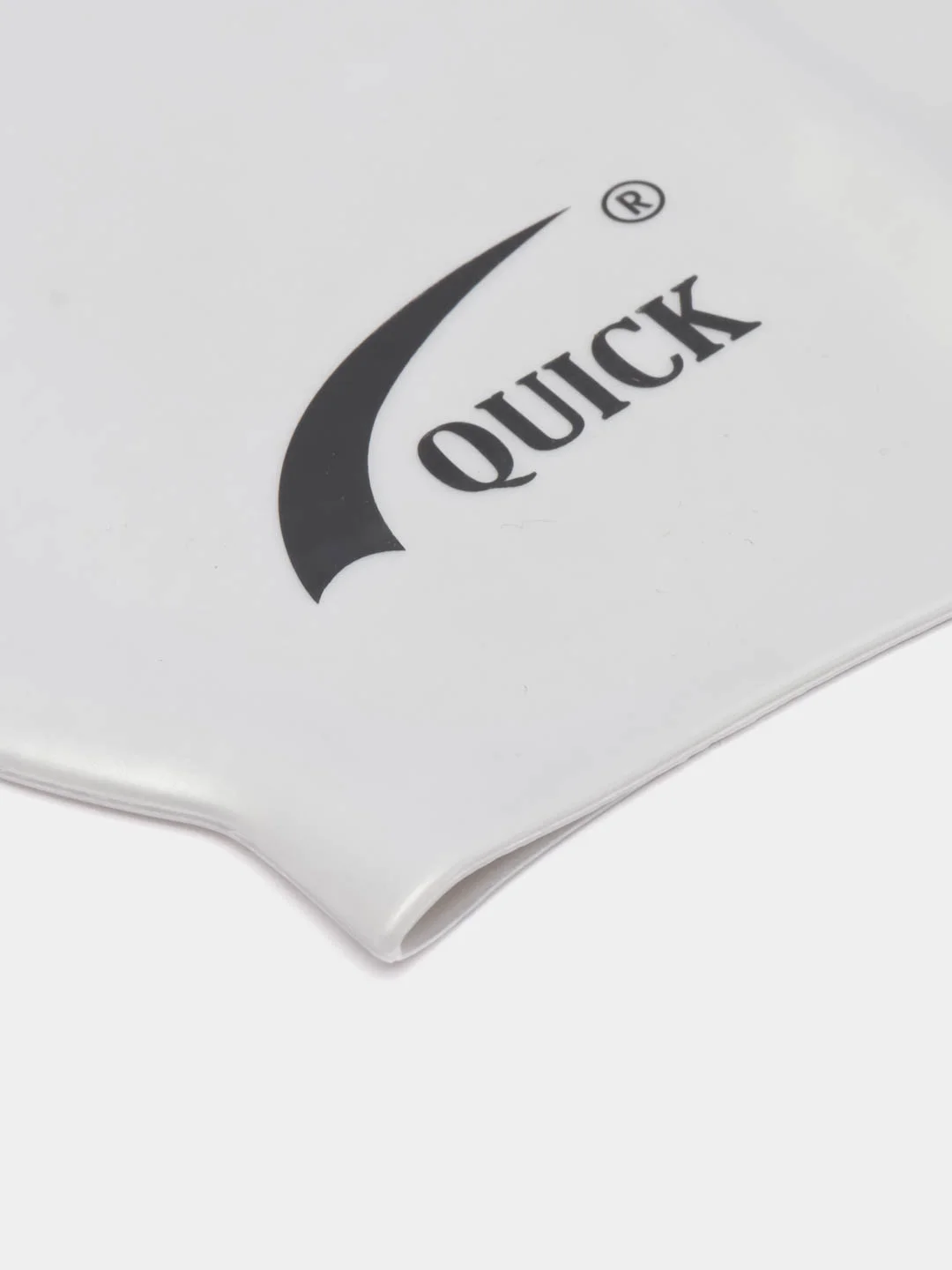 Серебряный шапочка для плавания QUICK, силиконовая
