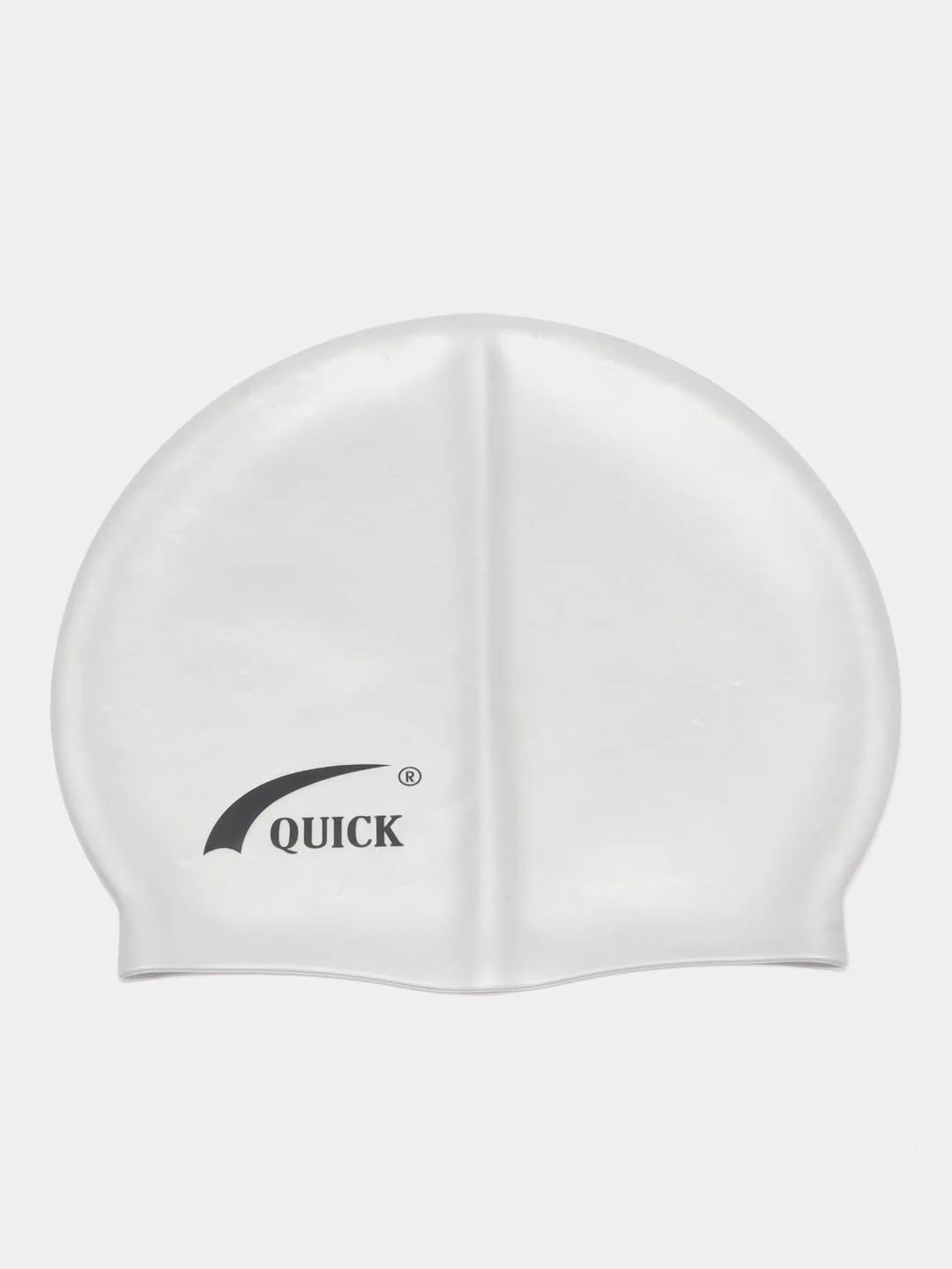 Серебряный шапочка для плавания QUICK, силиконовая
