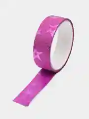 Бордовый скотч декоративный, глиттерный