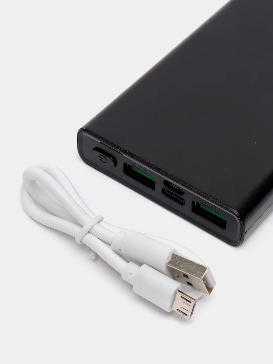 Черный внешний аккумулятор, Power Bank, c быстрой зарядкой, 40W, 20000 мАч