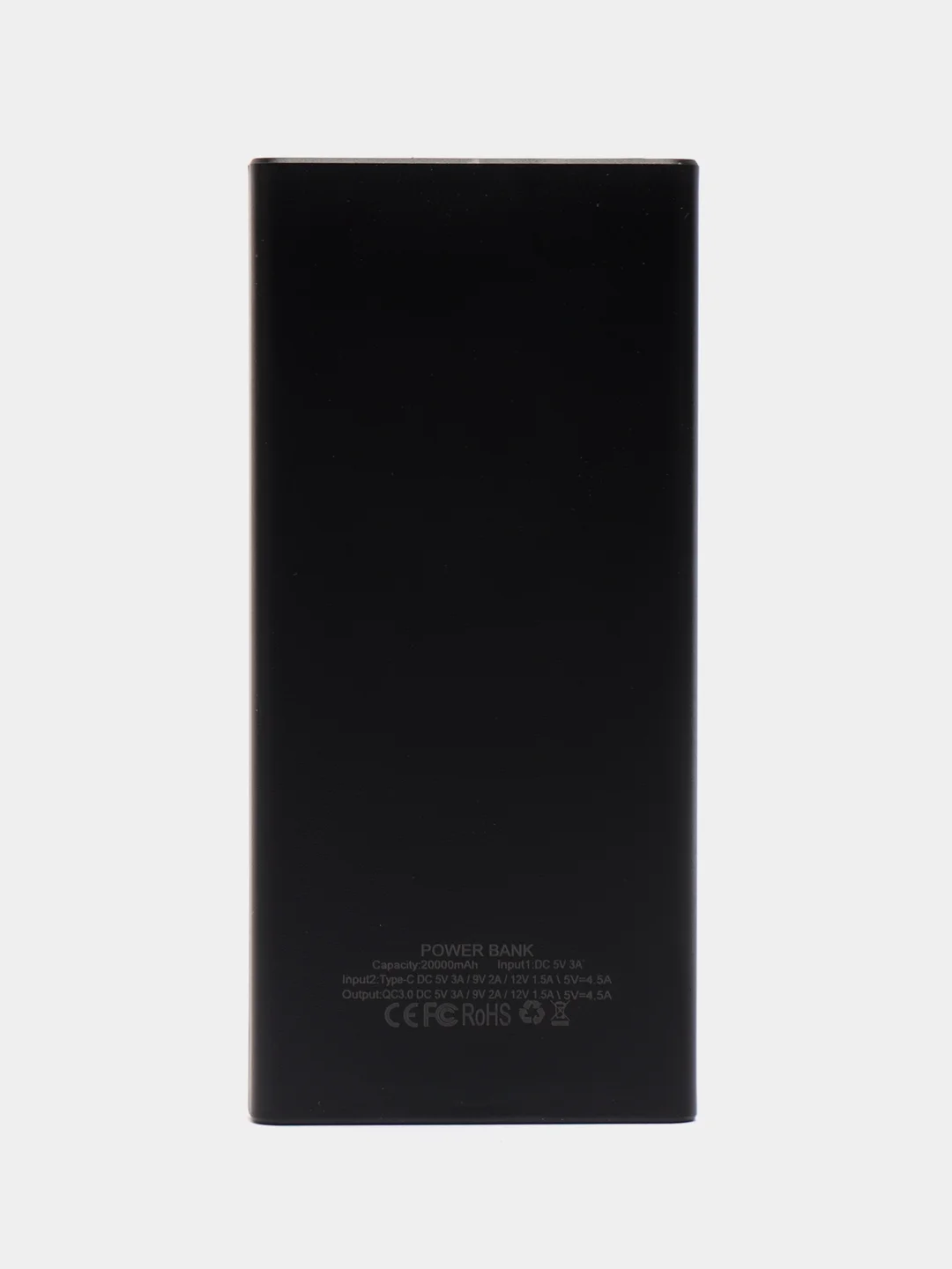Черный внешний аккумулятор, Power Bank, c быстрой зарядкой, 40W, 20000 мАч