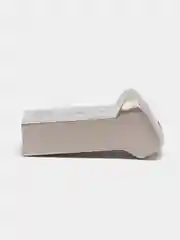 Серый металлик флэшка USB мини металлическая