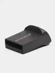 Тёмно-серый флэшка USB мини металлическая