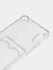 Прозрачный чехол для Xiaomi Redmi 10C, C40, 11S, 10, 9, 9A, 9C, 10A, 9T, 10S, X3, с карманом для карт