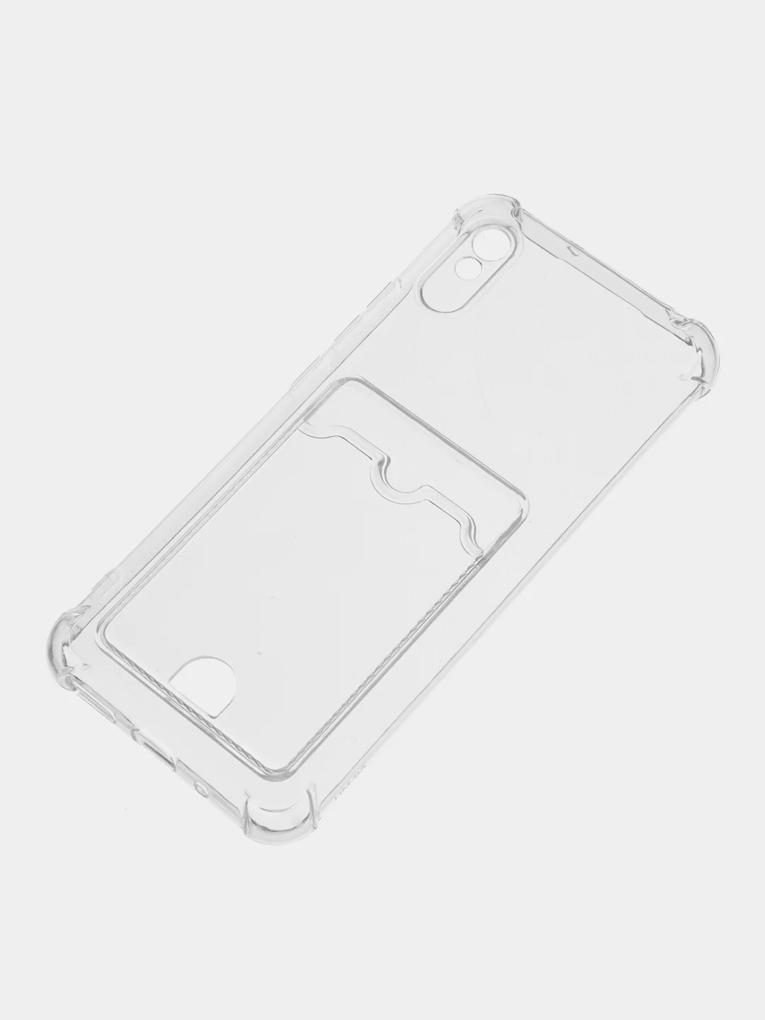 Прозрачный чехол для Xiaomi Redmi 10C, C40, 11S, 10, 9, 9A, 9C, 10A, 9T, 10S, X3, с карманом для карт
