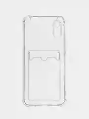Прозрачный чехол для Xiaomi Redmi 10C, C40, 11S, 10, 9, 9A, 9C, 10A, 9T, 10S, X3, с карманом для карт