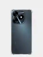 Прозрачный противоударный чехол BROSCORP для Tecno Spark 10, силиконовый, с усиленными углами