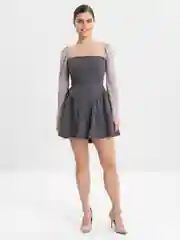 Белый вечернее платье