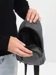 Серый сумка мужская, через плечо