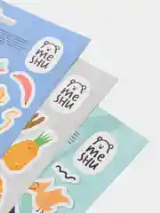 Фиолетовый наклейки-стикеры для ежедневника