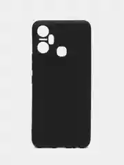 Черный чехол для Infinix Smart 6 Plus с защитой камеры