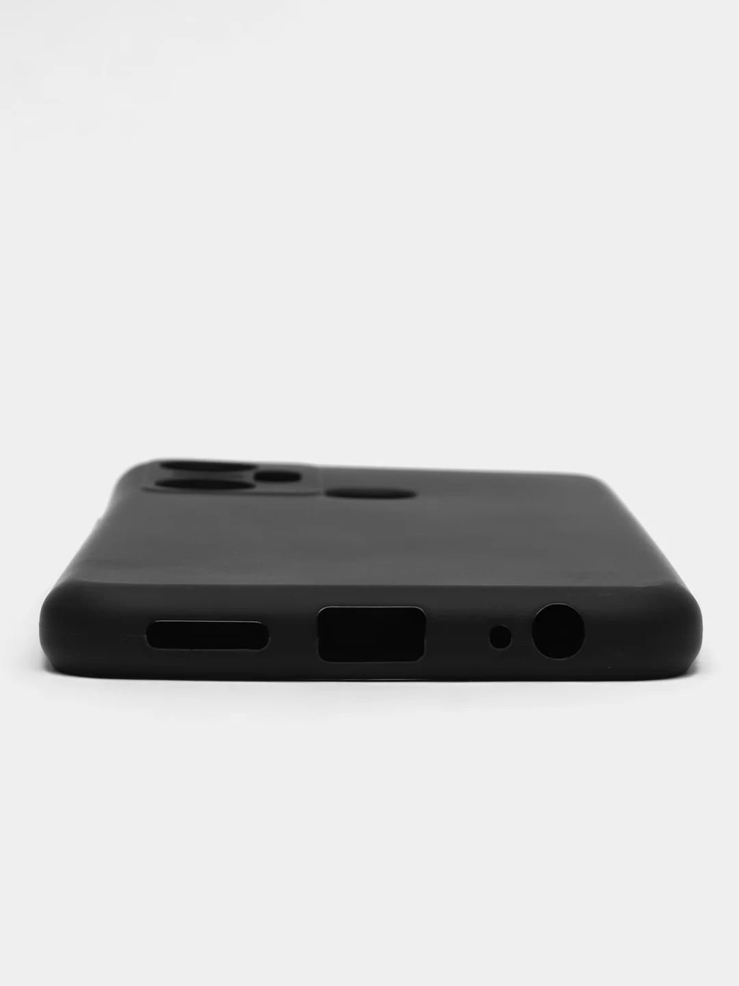 Черный чехол для Infinix Smart 6 Plus с защитой камеры