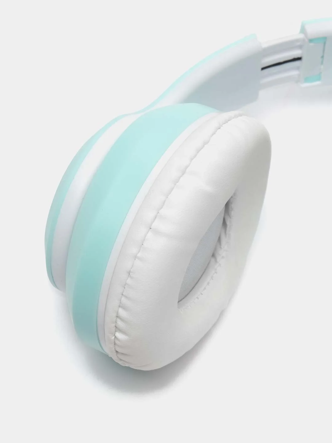 Мятный беспроводные Bluetooth наушники с кошачьими светящимися ушками