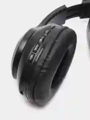Черный беспроводные Bluetooth наушники с кошачьими светящимися ушками