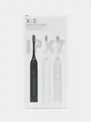 Черный электрическая зубная щетка Sonic Toothbrush X-3, звуковая, 6 режимов