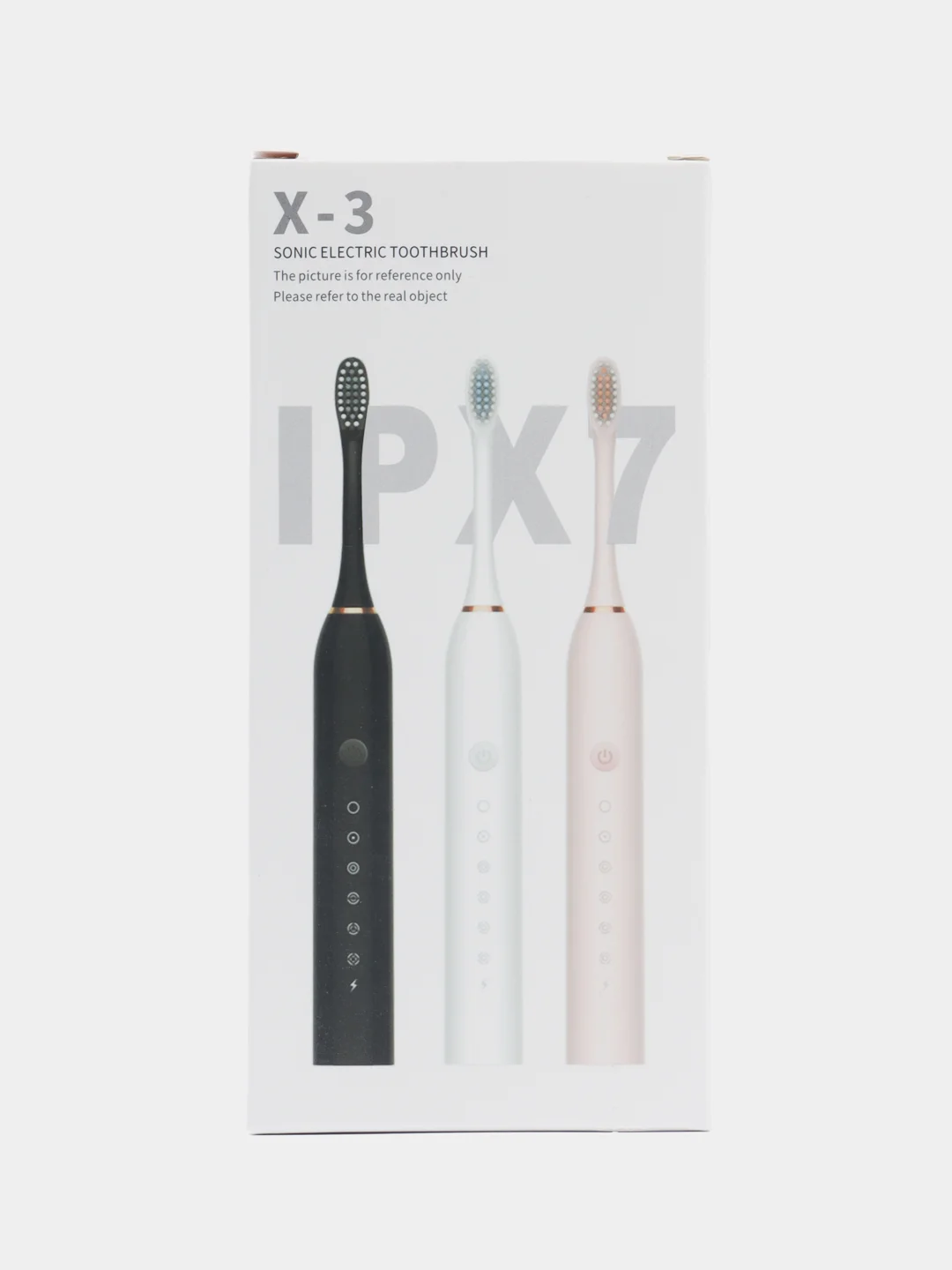 Белый электрическая зубная щетка Sonic Toothbrush X-3, звуковая, 6 режимов