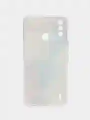 Ледяной силиконовый чехол на Itel A48 / Ител А48 прозрачный, с рисунком, защита камеры