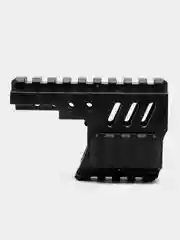Тёмно-коричневый пистолет игрушечный перезаряжаемый Glock с глушителем, оружие, подарок на 23 февраля