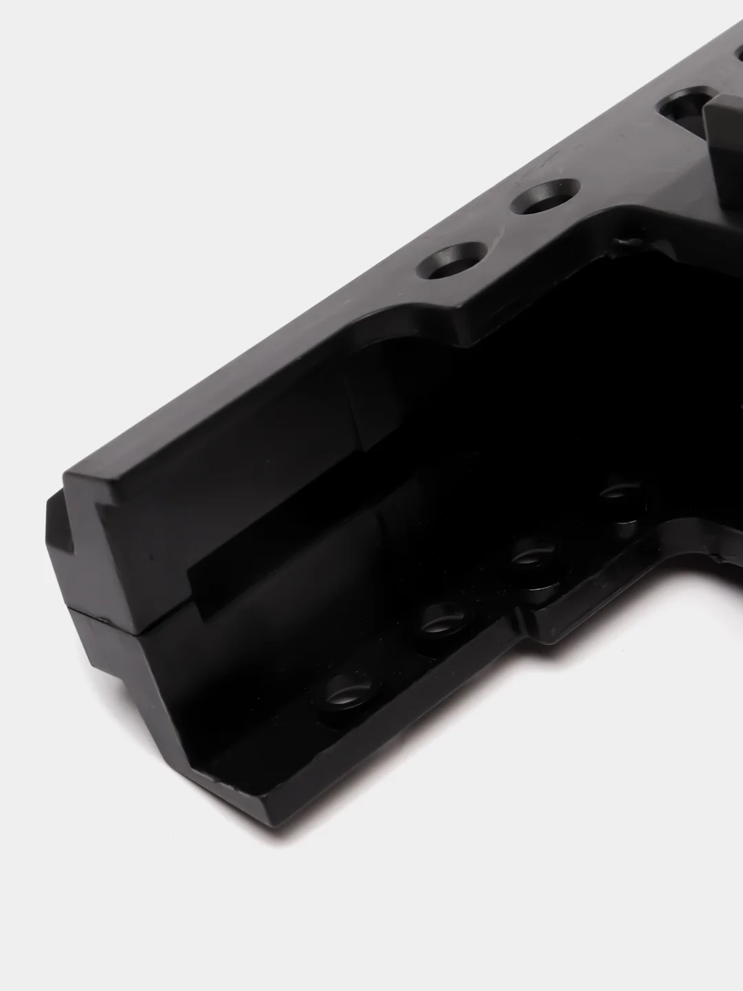 Тёмно-коричневый пистолет игрушечный перезаряжаемый Glock с глушителем, оружие, подарок на 23 февраля