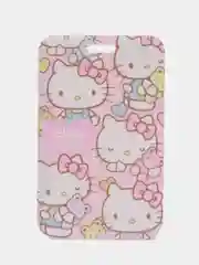 Бейдж с лентой и брелком-игрушкой "Kitty", школьный бейджик